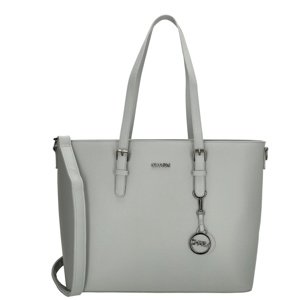 Dámska elegantná laptop taška Charm London Birmingham shopper 15,6" (38 cm) - svetlá sivá