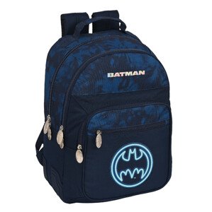 Safta školský dvojkomorový batoh Batman "Legendary" 20L - modrý