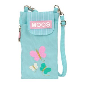 MOOS "Butterflies" dievčenská taška na mobil - mint