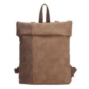 Dámsky dizajnový batoh Beagles Cerceda - hnedý - 6 L