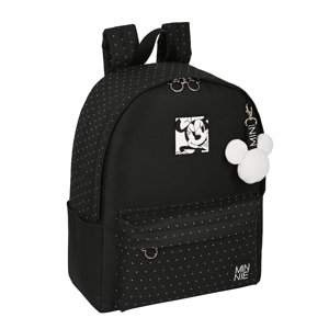Minnie Mouse školský batoh na notebook 14,1'' - čierny bodkovaný - 20L