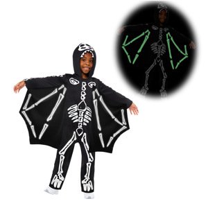 Amscan detský halloweensky kostým kostra - svietiaca Veľkosť: 10-12