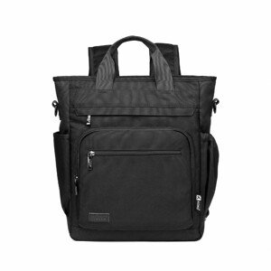 KONO menší batoh a taška na notebook v jednom Fezzy - čierny - 11L - 13,5"