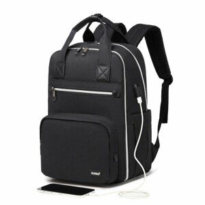 Multifunkčný prebalovací batoh na kočík Kono Classic - čierny