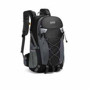 KONO outdoorový športový/turistický batoh 40L - čierno šedý