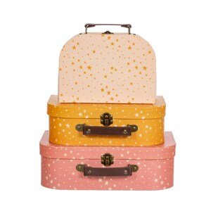 sass-belle Kartónový kufrík hviezdičky Veľkost kufríky: Malý