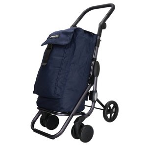 GO & UP nákupný vozík - tmavo modrá - 50L