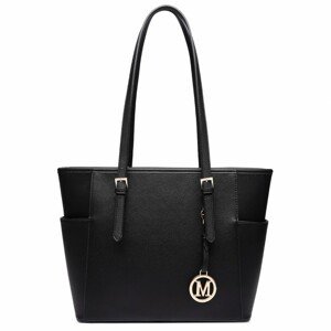 Miss Lulu dámska elegantná kabelka LT2141 - čierna - 35 cm