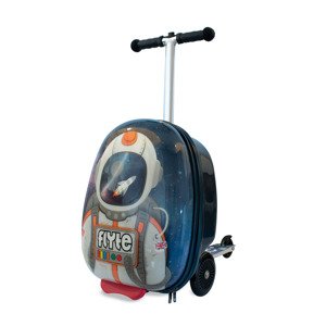 Zinc detský cestovný kufor s kolobežkou Flyte - Astronaut Sammie - 25L