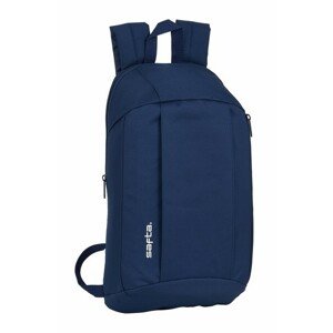 SAFTA Basic úzky batoh - modrý / 8L